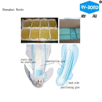 Psa Sanitary Pad Glue Adesivo Hot Melt Sensibile alla Pressione per Assorbenti Igienici