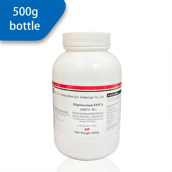 Additivi per provette per prelievo di sangue con acido etilendiamminotetraacetico EDTA 2K EDTA dipotassico