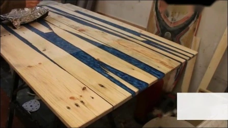 Kit per fusione di tavoli in legno con resina epossidica a polimerizzazione rapida e lucida